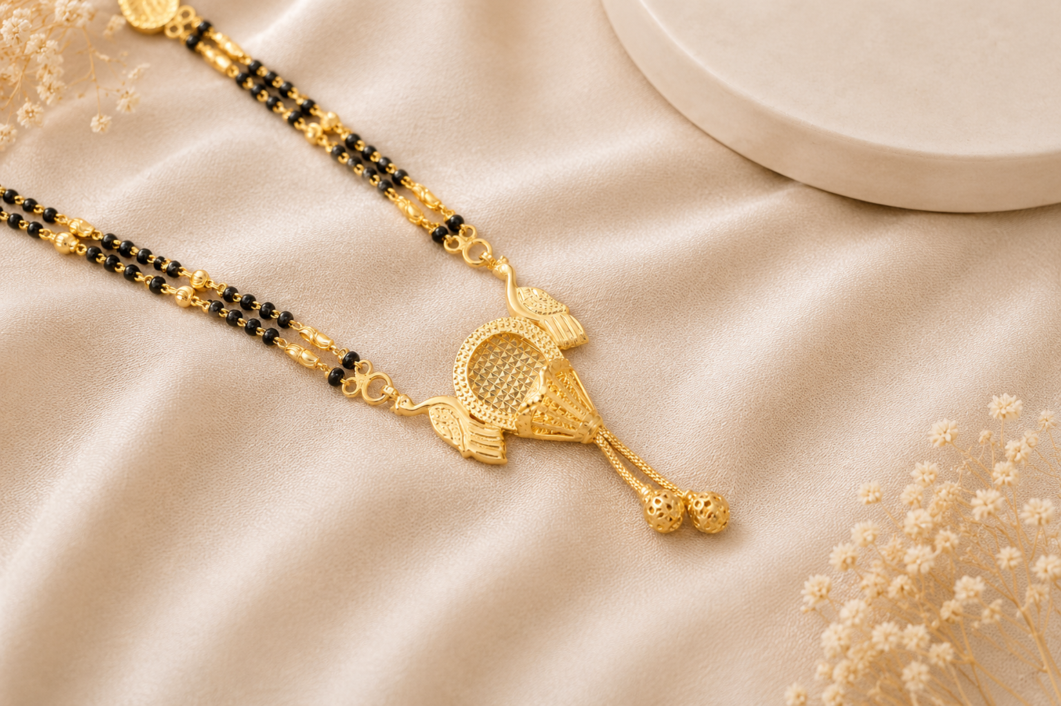 Royal Gold Long Mangalsutras ✨🖤
