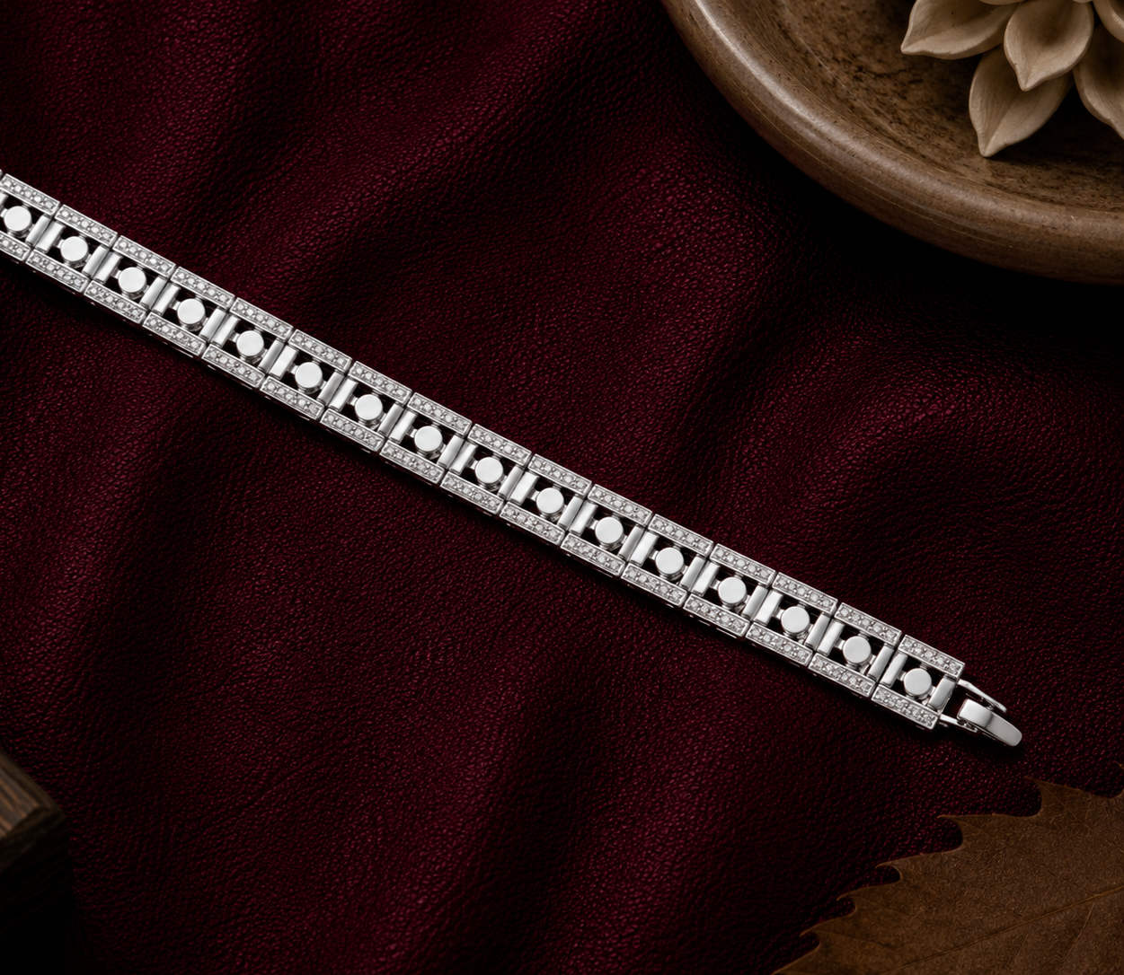Luxe Geometric Link Bracelet