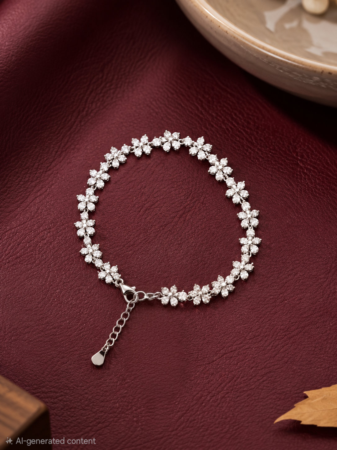 ✨ Floral Sparkle Bracelet