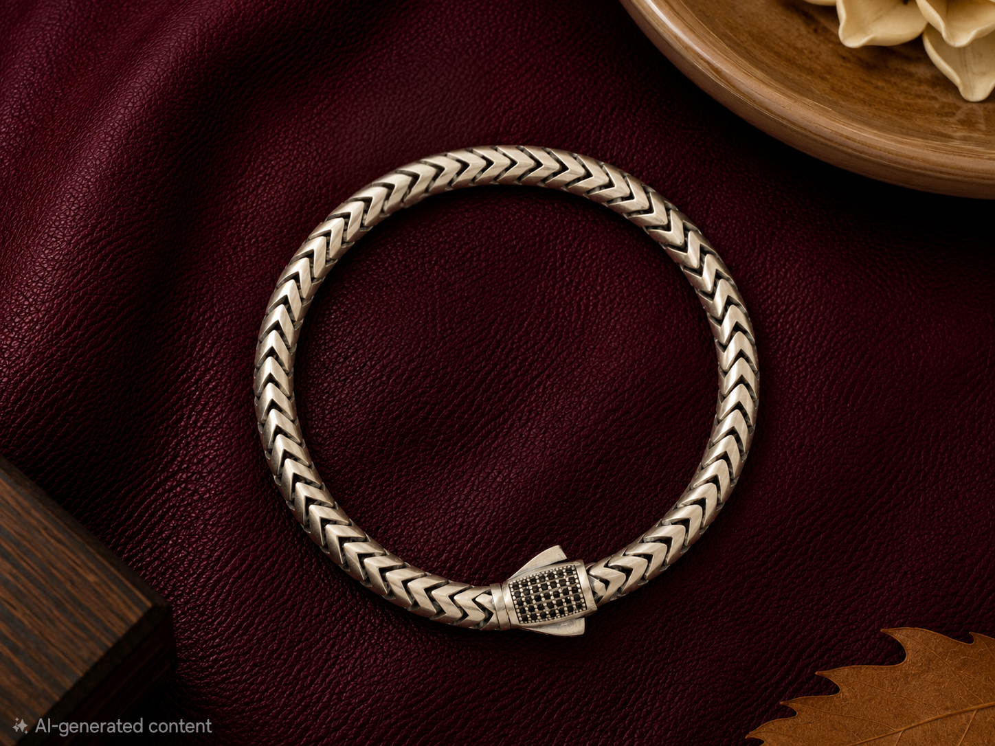 🐍 Royal Chevron Snake Bracelet