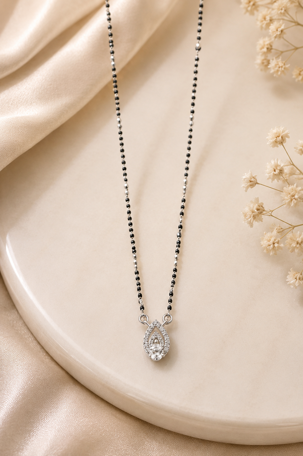Elegant Black Beaded Mangalsutra