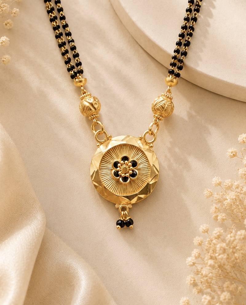 Royal Gold Mangalsutra  ✨🖤