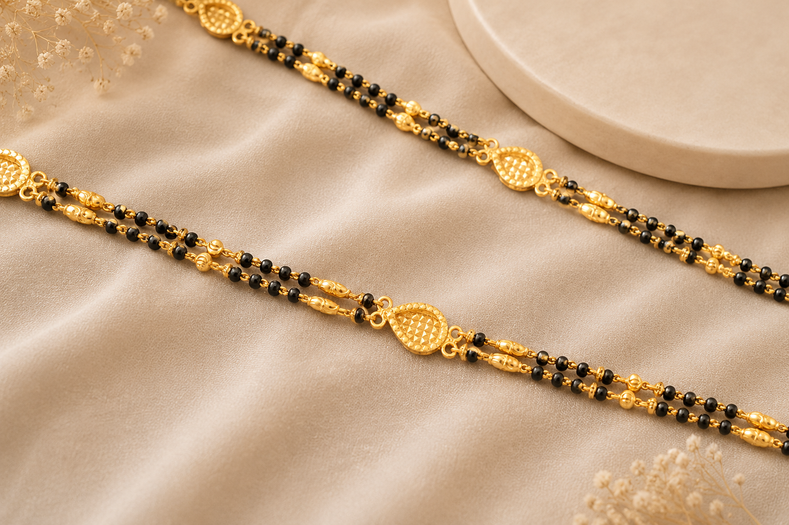 Royal Gold Long Mangalsutras ✨🖤