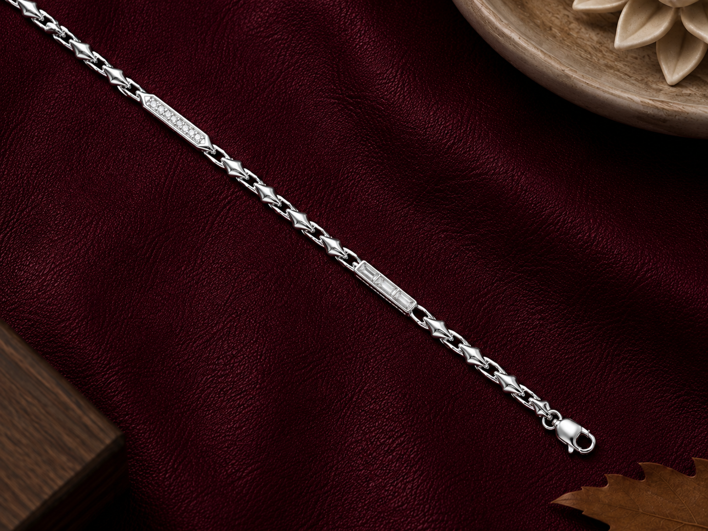 ✨ Imperial Silver Link Bracelet