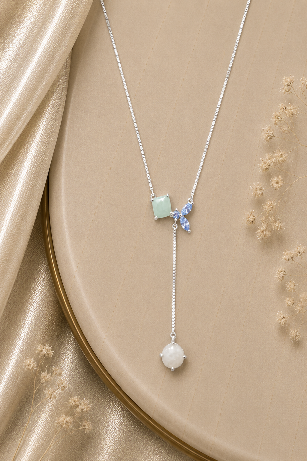 💎 Celestial Bloom Pendant chain