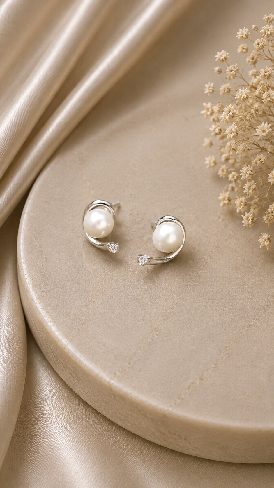 Pearl Swirl Pendant Set