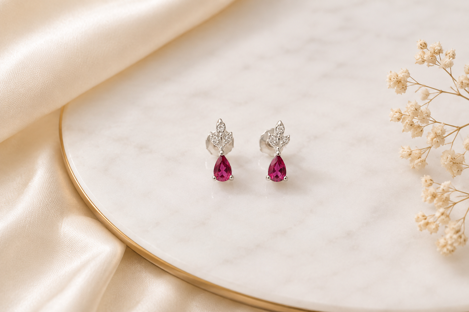 Ruby Butterfly Mangalsutra