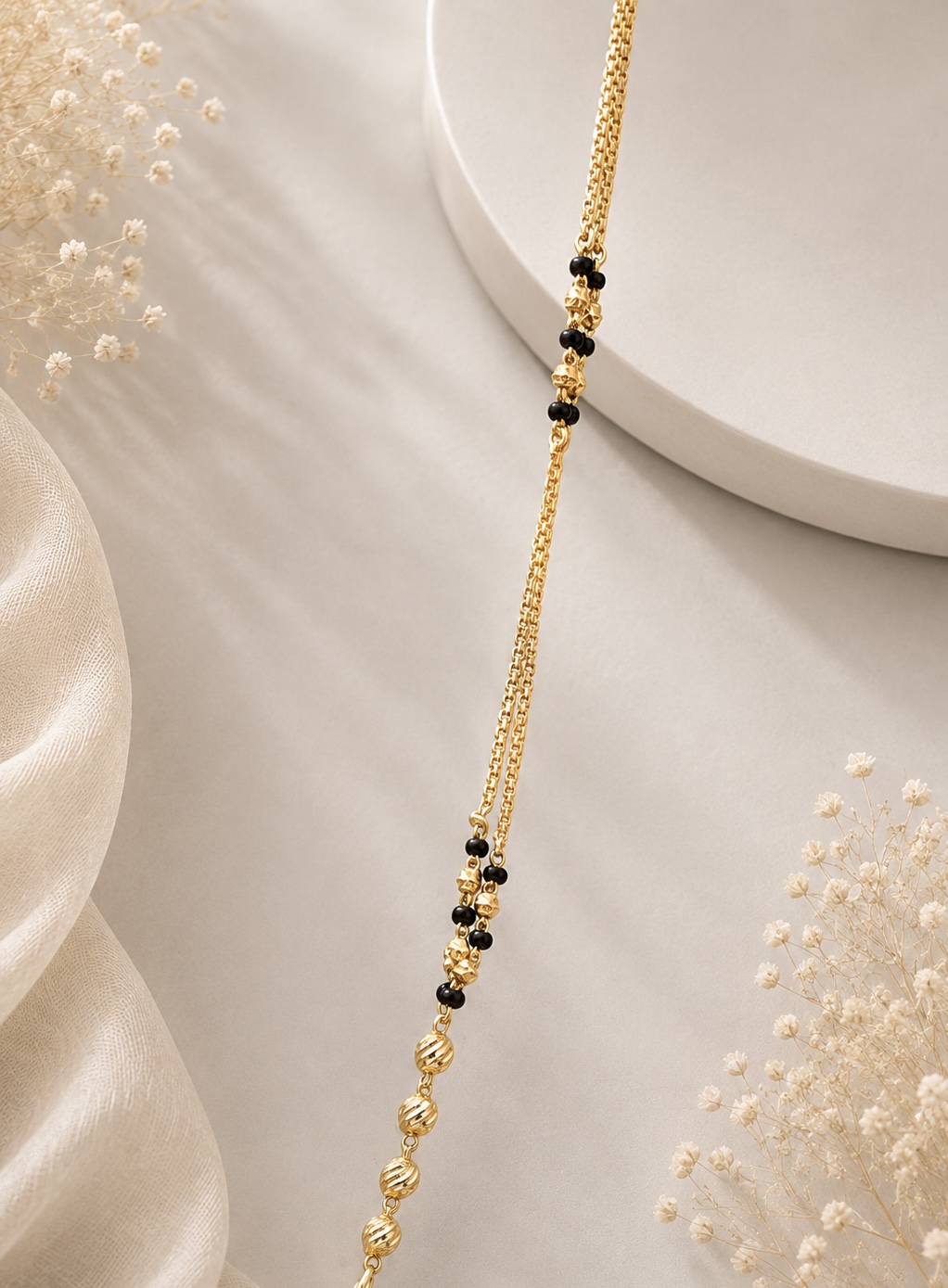 Royal Black Bead Mangalsutra ✨🖤