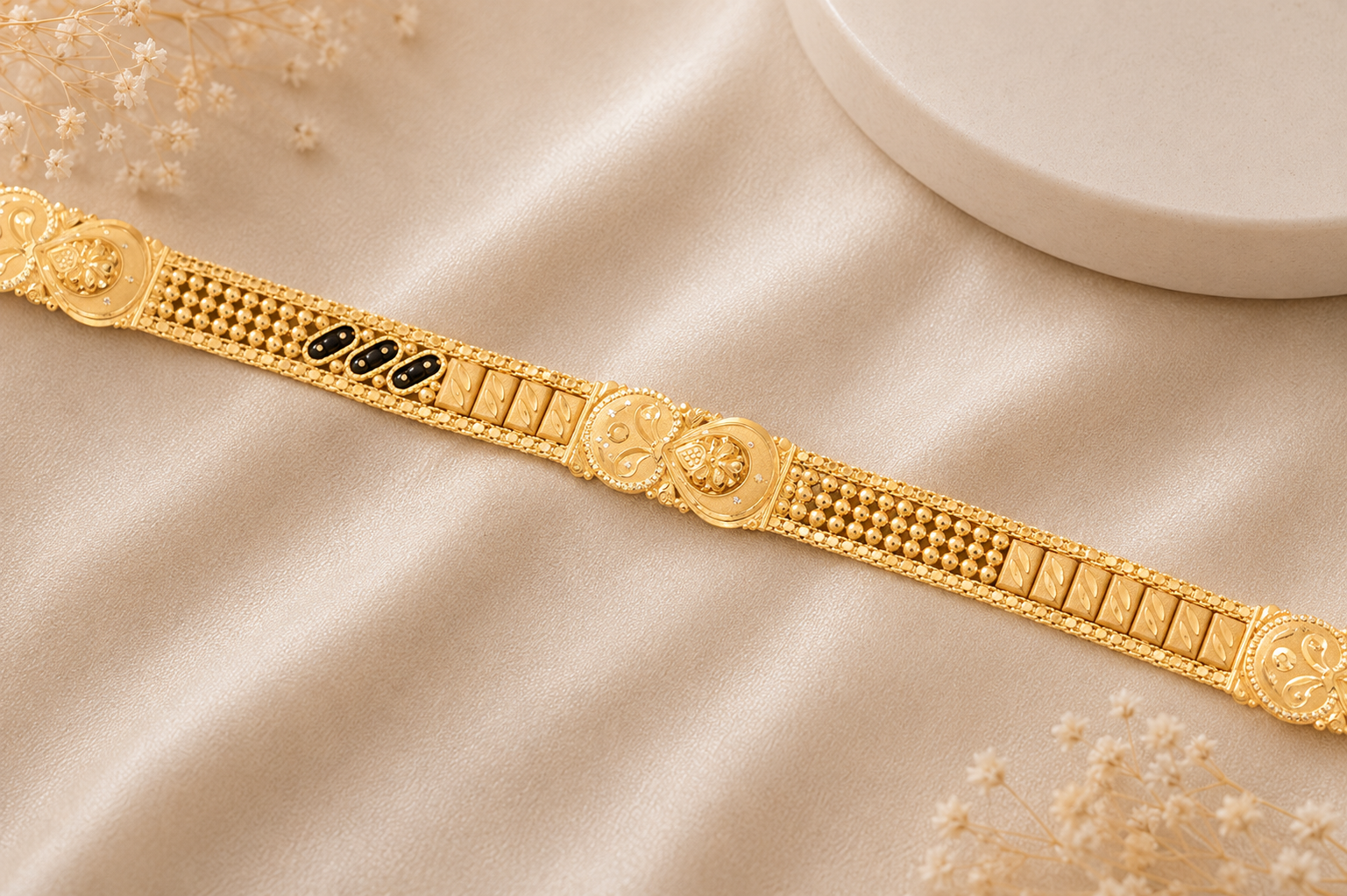 Royal Peacock Gold Long mangalsutra 🦚✨