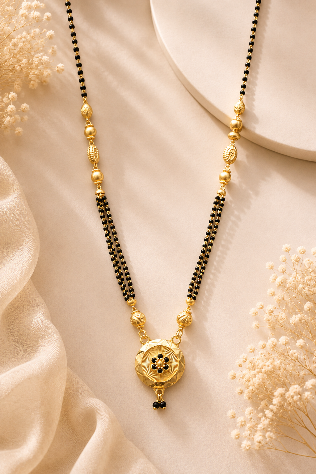 Royal Gold Mangalsutra  ✨🖤